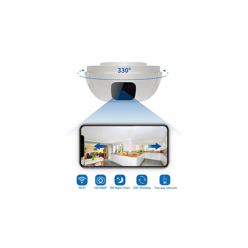 Outdoor Wifi Camera Visible Lens Long Standby