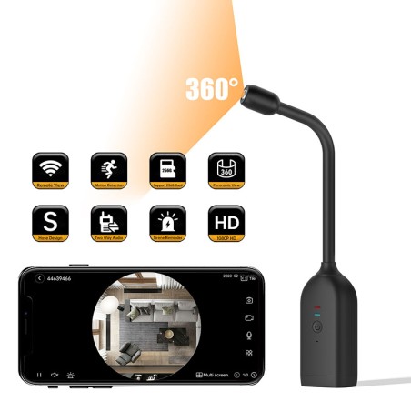 360° panoramic WIFI gooseneck camera