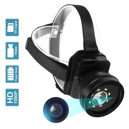 Headlight integrated video recorder