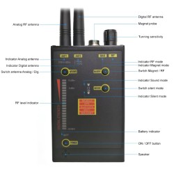 50MHz-5.4GHz long distance anti-bug sweep security device