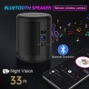160 wide angle night vision SD card storage loop recording remote shooting music speaker camera Bluetooth