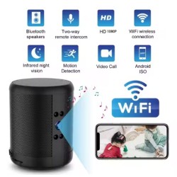 160 wide angle night vision SD card storage loop recording remote shooting music speaker camera Bluetooth