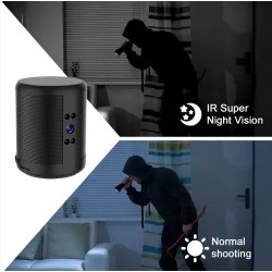 160 wide angle night vision SD card storage loop recording remote shooting music speaker camera Bluetooth
