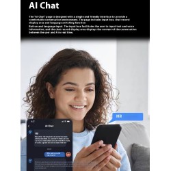 AI Smart Translator Glasses Real-Time 100+ Multi-Language Interpretation