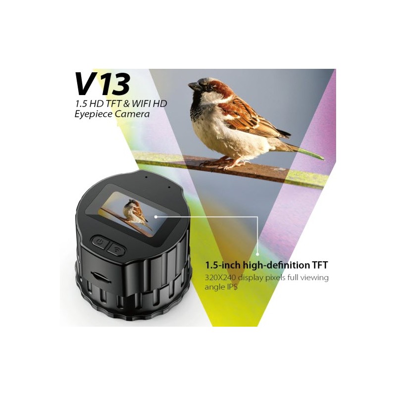 WiFi Eyepiece Camera - Sort
